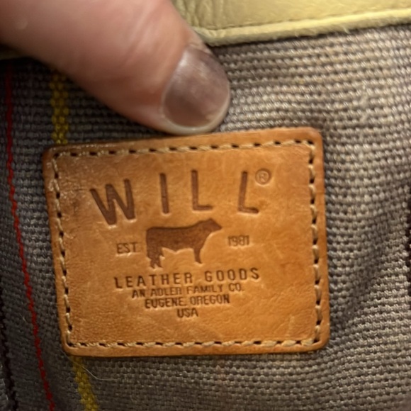 WILL LEATHER GOODS CROSSBODY LEATHER BAG OREGON USA - Picture 15 of 16